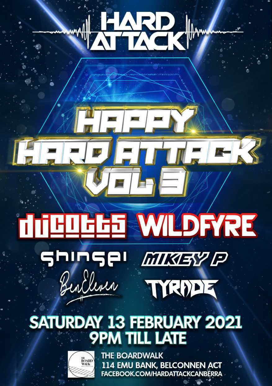 DJ Cotts - Live @ Happy Hard Attack Vol 3, Canberra Australia